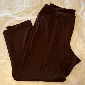 Cato Est 1946 Chocolate Brown Hi-rise Knit Pants Size 22/24W